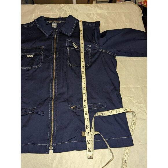 Koret Women's Size Large Full Zip Denim Wash Color Jacket - Picture 8 of 10